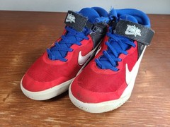 Nike Team Hustle D10 FlyEase PS University Red Game Youth Size 4Y DD7303-005