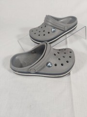 Crocs Bayaband Clogs Gray & Blue Juniors Size 1 J1