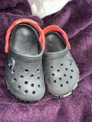 Star Wars Children’s Crocs Size C 9 Black Darth Vader Clog Shoes