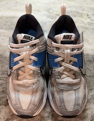 Nike Vomero 5 White Light Photo Blue Black Metallic Silver (PS) Size 1Y