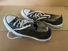Converse Chucks All Star -Black/Black- (US 5.5/EUR 38) CONVERSE Used/Stained