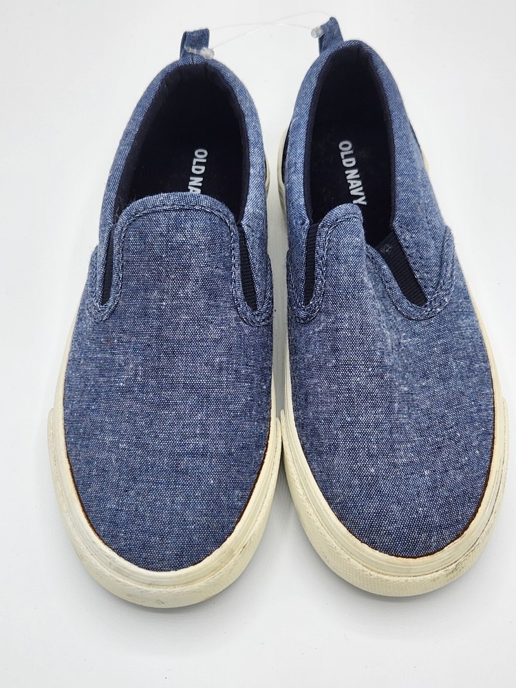 Old Navy – Kid’s Gender-Neutral Chambray Slip-On Sneakers – Size 2