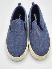 Old Navy – Kid’s Gender-Neutral Chambray Slip-On Sneakers – Size 2