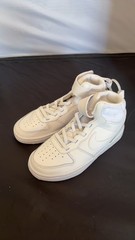 NEW! Nike Children’s Court Borough Mid 2 White Sneakers Size 12C