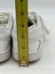 Nike Son Of Force Low Leather Trainers 615153-109 Triple White Size 6.5Y