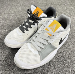 Nike Ja 1 Kids Basketball Low Top Breathable Mesh White/Gray/Black 6.5Y