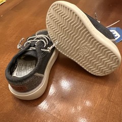 Hey Dude Cody Craft Linen Navy Comfortable & Light-Weight Size 5 kids toddler B2
