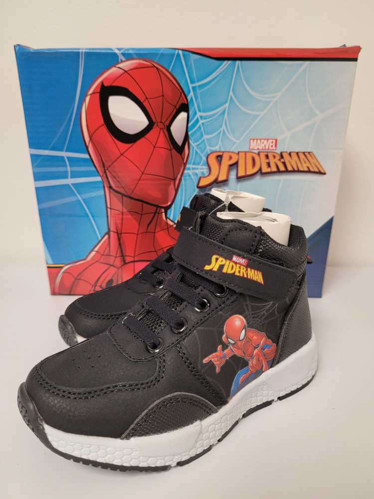 Marvel Spider-Man Kids Athletic High Top Sneakers US 9 / EU 25