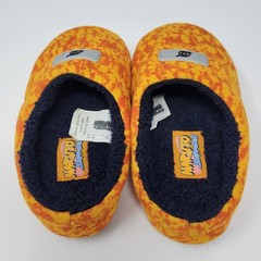 Naruto Slippers Shippuden Leaf Village Emblem Headband Style Youth Orange Sz 13