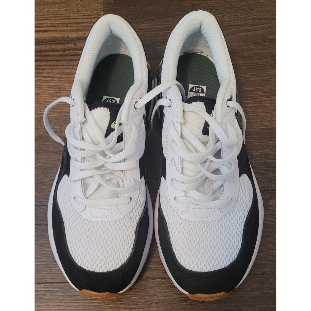 Nike Air Max Systm GS White Black Green Gum DQ0284-115 Kids Size 6.5Y Mens 6.5