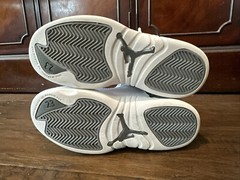 Air Jordan Retro 12 Stealth PS Cool Grey White Kids 151186-015 Size 13C WORN 1X