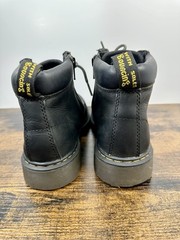 Dr Martens Boys Youth Boots Size US 4 EU 36 Black 8 Eye Lace Up Docs