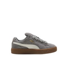 PUMA Suede Xl Skate Lace Up Youth Girls Grey Sneakers Casual Shoes 39818008