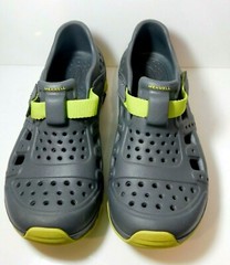 Merrell Kids Rubber Hydro 2.0 Grey Green Sneaker Sandal Shoes Sz US1M UK13 EU32