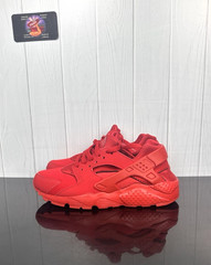 Size 4.5 Youth Nike Huarache Run Triple Red 654275-600 (GS) New Fast ship