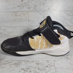 Nike Team Hustle D9 PS Black Metallic Gold AQ4225-004 Youth 3Y Boys