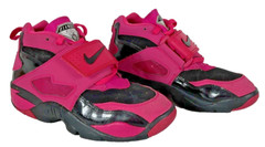 2013 Nike Air Diamond Turf 2 Pink/Black 407911-600 Size 7Y High Top
