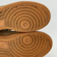 NIKE Air Force 1 Winter Premium Flax 943312-200 Khaki Low Top Youth Sz 5Y
