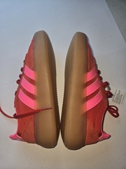 adidas Barreda Decode J Kids Sneakers US 4 EU 36 Red/Pink Suede Low Top JR0759