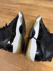 Jordan 11 Retro Space Jam 2016 Black Dark Concord 378038-003 Kids 3.5Y