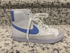 Nike Blazer Mid ’77 White Laser Blue Kids Athletic Sneaker