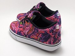 Heelys Launch Pink Purple Swirl Roller Skate Shoes Size 7