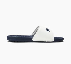 Puma Cool Cat JR Slides Sandals White-Peacoat-High Risk Red Big Kids Size 6