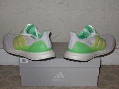 adidas Ultra Boost 5.0 DNA Junior Cloud White Beam Green Youth Size 7 NEW GZ5020