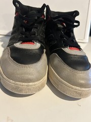 Size 2.5us adidas Drop Step Mid Black Vivid Red