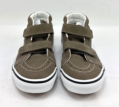Vans Sk8-Mid Reissue V Sneaker Skate Shoes Theory Walnut Sz 2.0 Youth NIB