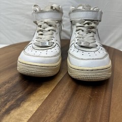 Nike Air Force 1 AF1 Youth Size 5 1/2 Mid White Shoes Sneakers 314195-113