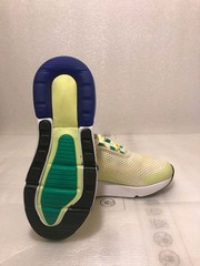 Nike Air Max 270 “Light Lemon Twist”, White/Royal – FN6981-100 – Youth Size: 2Y