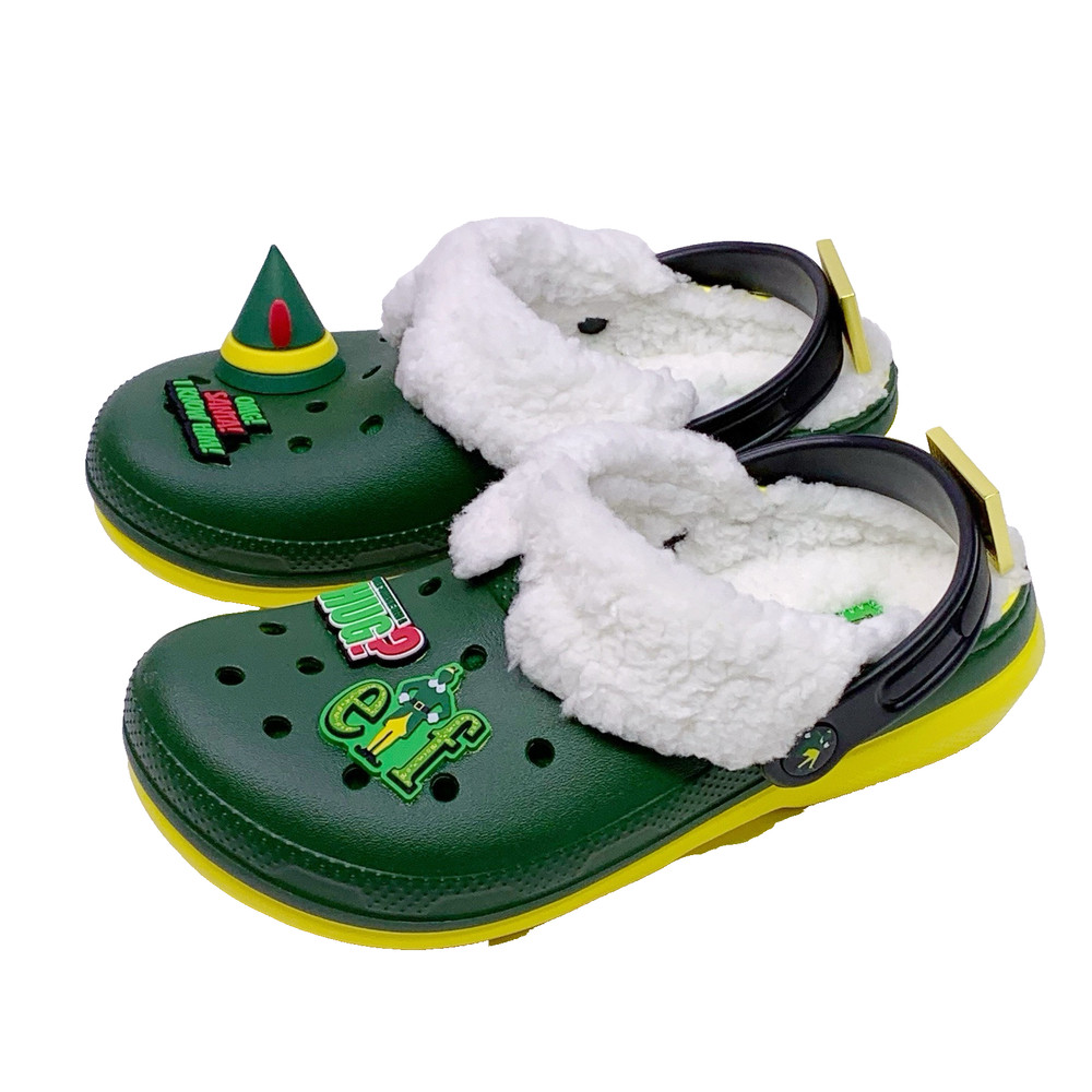 Buddy The Elf Crocs Holiday Lined Comfort-Lined Classic Clogs Kid’s Size J3
