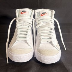 Nike DA4086-100 White Black High Top Sneakers Unisex Kids 5.5Y EUR 38