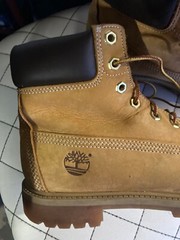 Timberland 6 Inch Classic Boots Unisex Sz 5.5 Brown Camel Lace Up Combat
