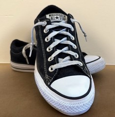 Size 5.5 (GS) – Converse Chuck Taylor All Star OX Low Black White