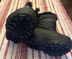 SOREL Children’s Snow Commander Boot Unisex Black Charcoal Size 6
