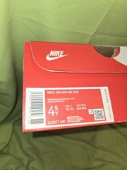NIKE AIR MAX 90 (GS) WHITE-RED-MIDNIGHT NAVY SZ 4.5Y – WOMENS SZ 6