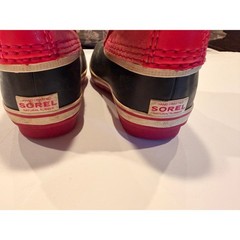 Sorel Kids Snow Commander Pink Black Waterproof Winter Boots Toddler 9