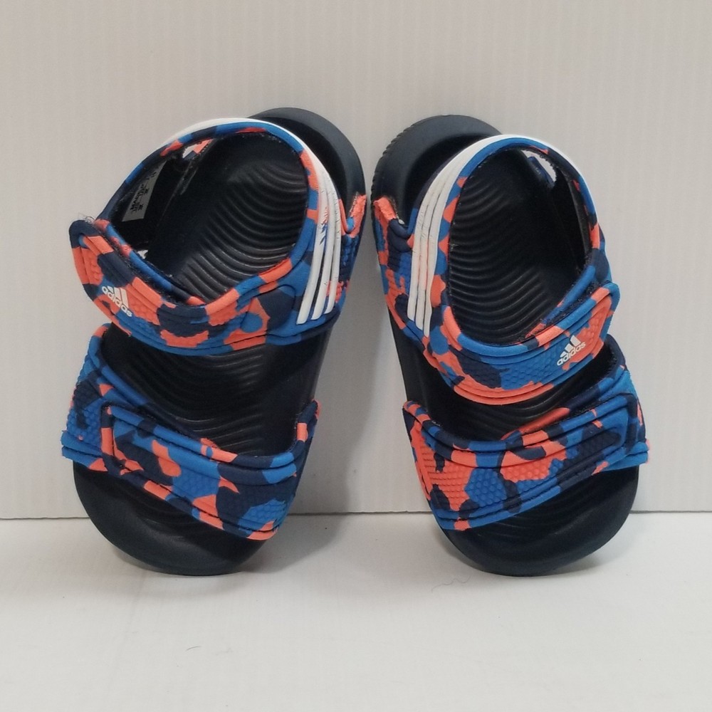 Adidas Altaswim Multicolor Child Size 3K Sandals Swim Shoes For Beach And Pool