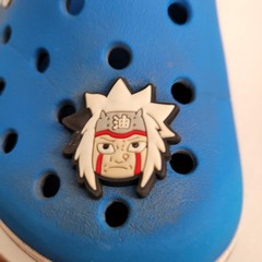 CROCS Crocband Unisex Clogs Blue White Pokemon Jibbitz Eeve Naruto Anime Size J1