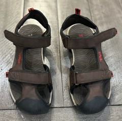 TEVA Youth Sandals Unisex Brown Summer Water Beach 8″ Insole Adjustable Straps