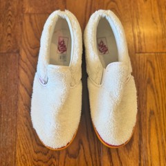 VANS Classic Slip-on Shearling Rainbow Platform Kids Size 6 Women’s 8 Skater