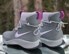 Nike Binzie Boot Smoke Grey Size 5Y Violet Frost BQ5380-003