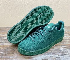 Pharrell x Adidas Superstar Primeknit Dark Green Shoes S42928 Size 4 / Wmn’s 5