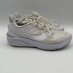 Nike Star Runner 4 Triple White Running Sneaker Shoes Youth Size 5y DX7615-100