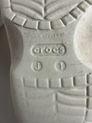 CROCS Kids White(Size J1-Junior Size 1)