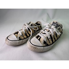 Converse Chuck Taylor All Star Low Zebra Animal Print Little Kids Shoes Sz 13.5