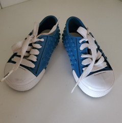 Mini Melissa Polibolha Navy Sneaker Infant Toddler Size 6 (06061B)