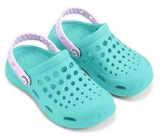 Joybees Kids Active Clog – Durable & Comfortable Sandal – Island Aqua/Lavender
